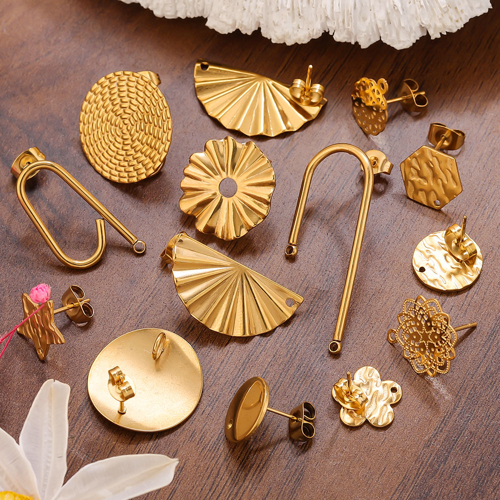 Boucles d'oreilles en acier in - Flower Supplies avis et prix
